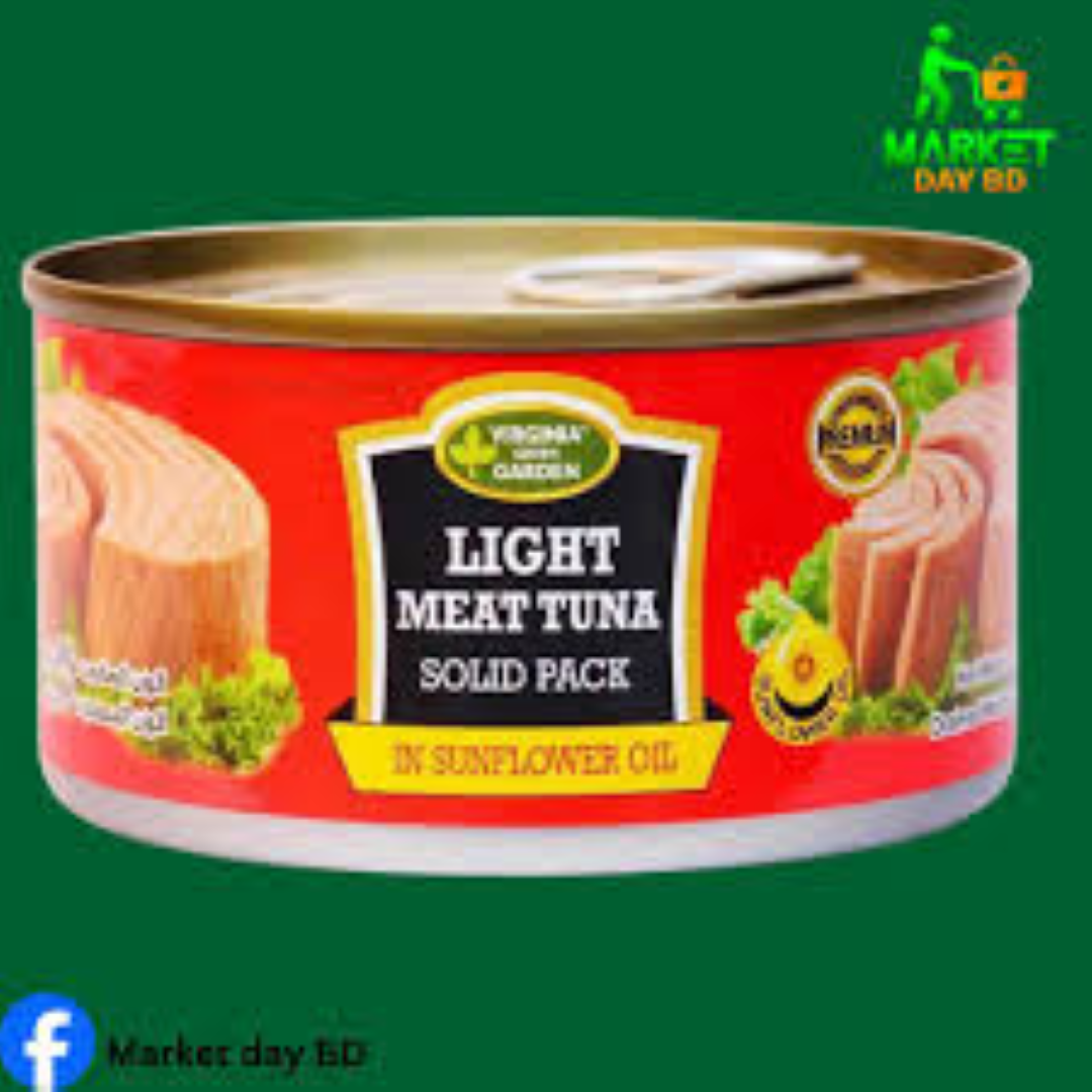 VIRGINIA GARDEN L/M TUNA SOLID IN S.F OIL 185G